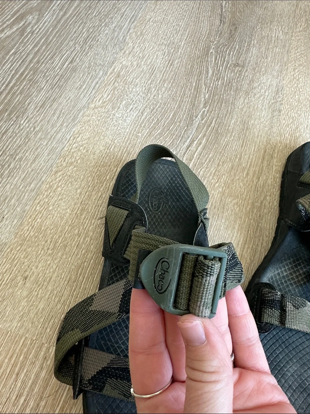 Men's Chaco Z/1 Camo Adjustable Hiking Sandals Size 9 | Outdoor Water Shoes